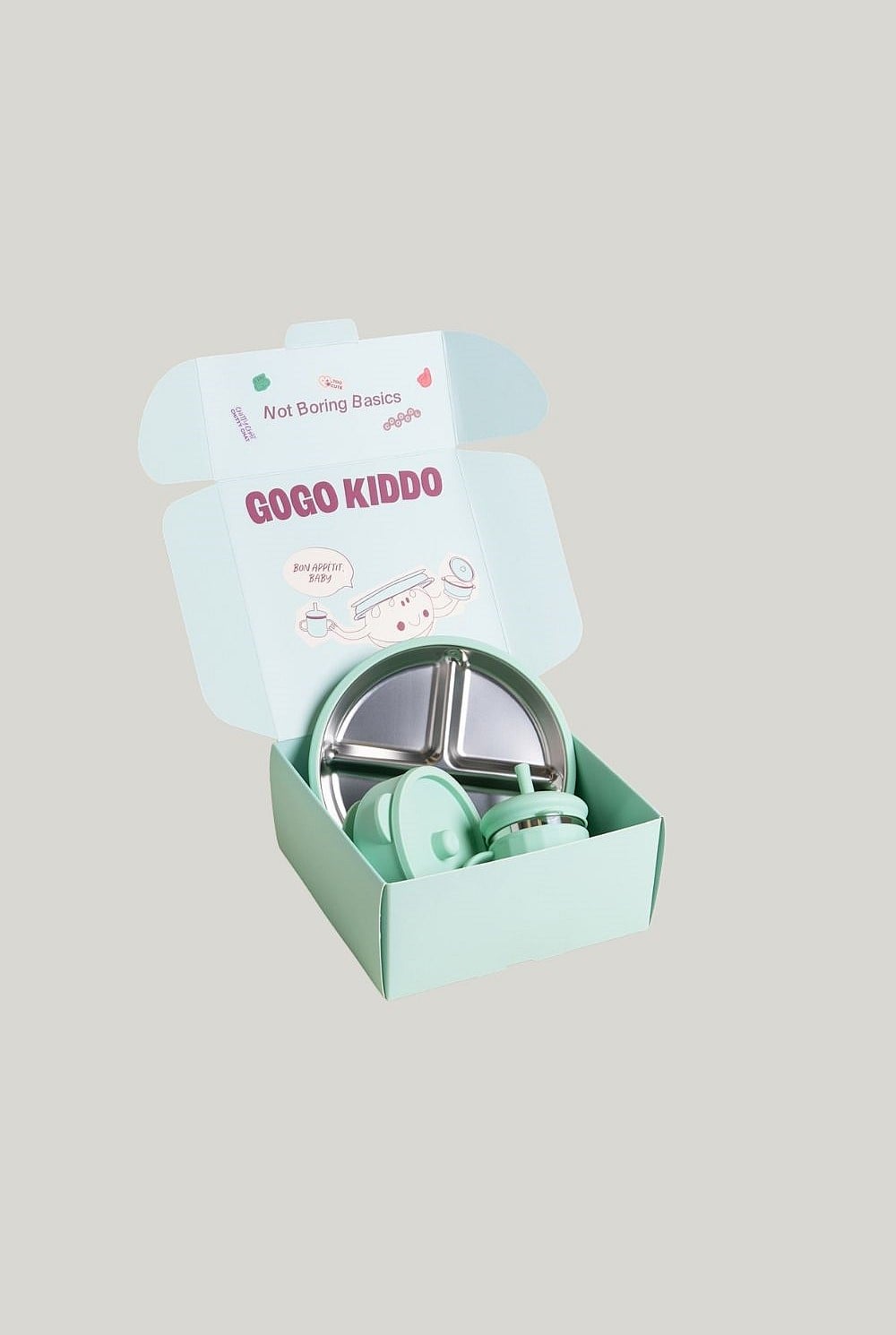 Fun Firsts Stainless Steel Feeding Set