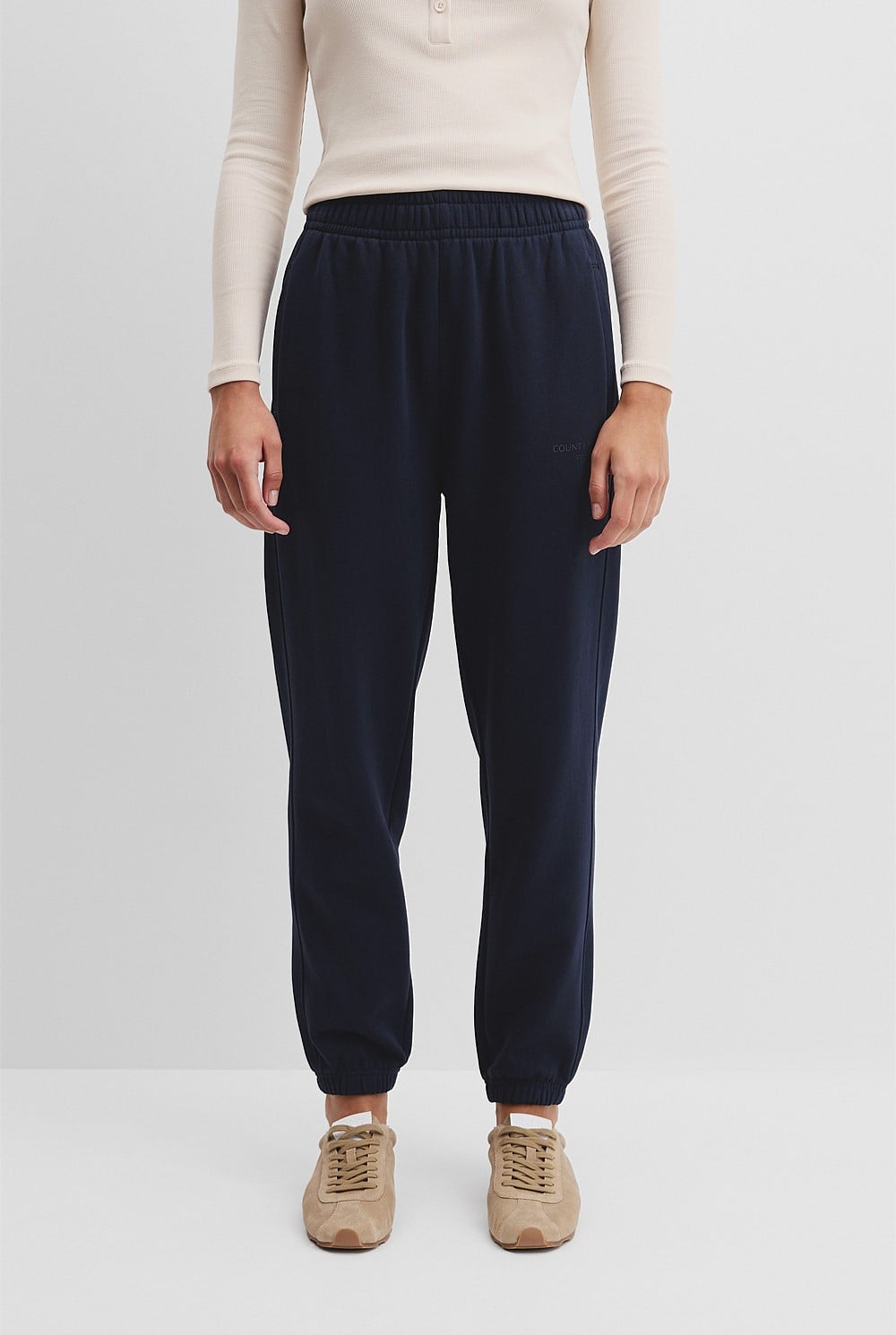 Australian Good Earth Cotton Cuffed Track Pant
