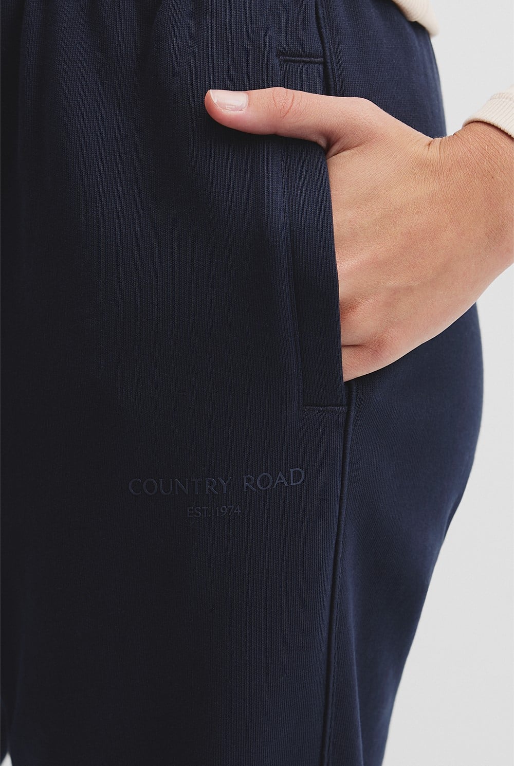 Australian Good Earth Cotton Cuffed Track Pant