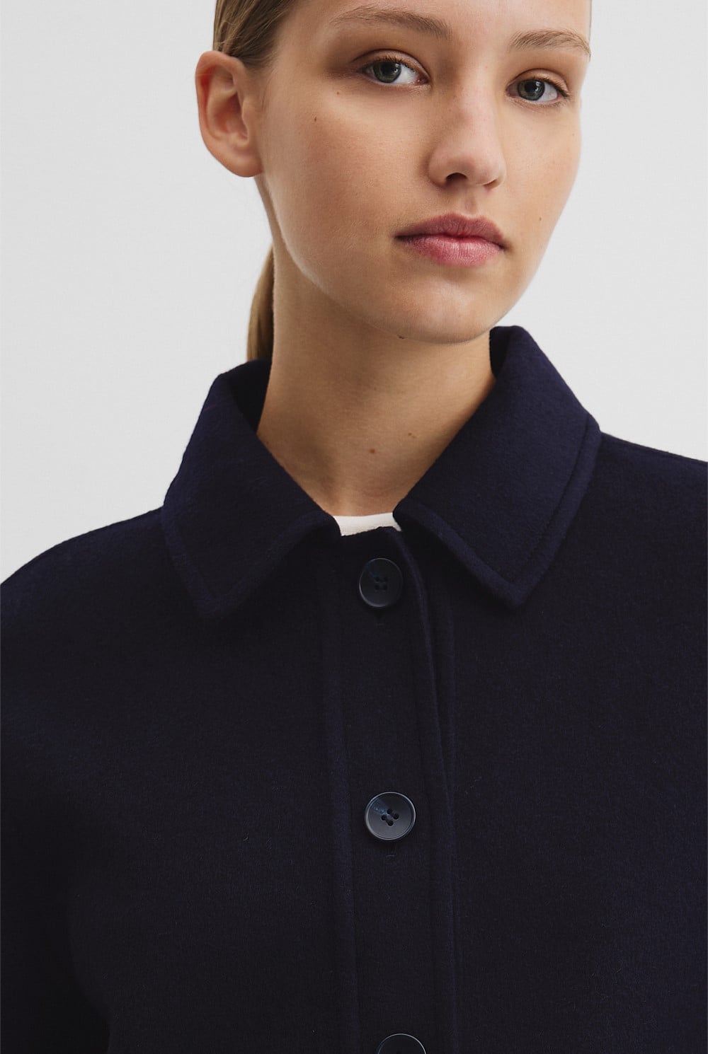 Wool Blend Lightweight Jacket