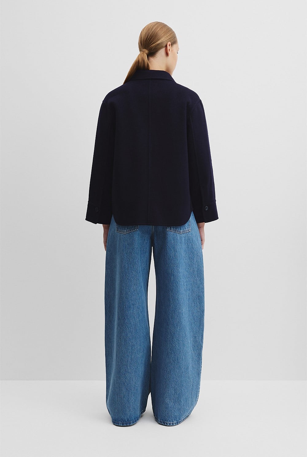 Wool Blend Lightweight Jacket