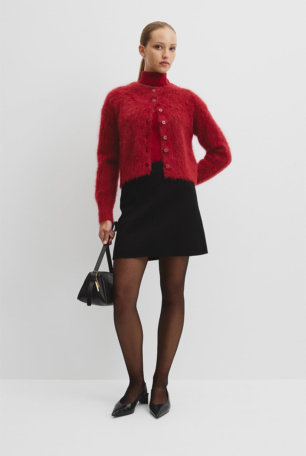 Long Sleeve Fluffy Cardigan