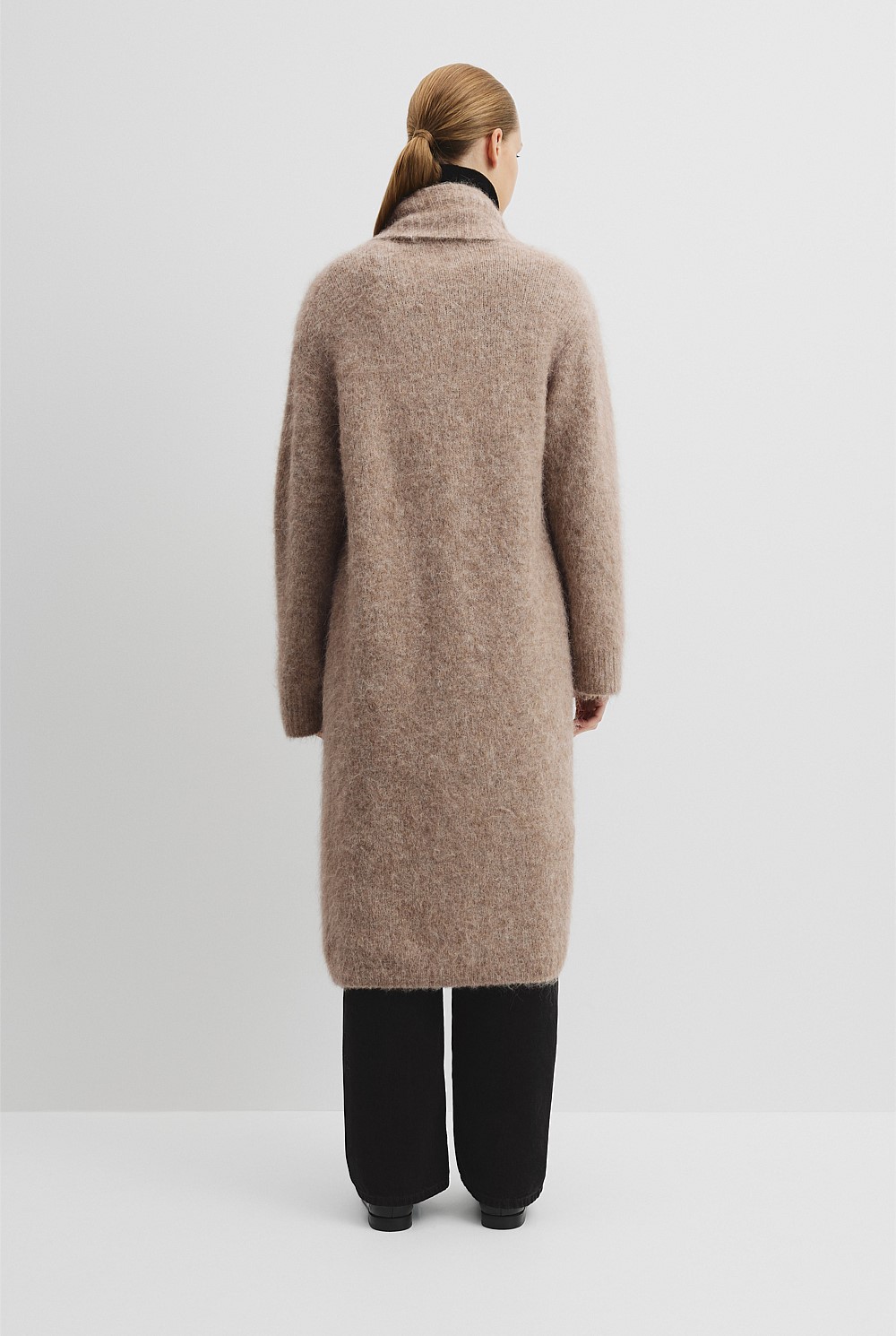 Fluffy Longline Cardigan