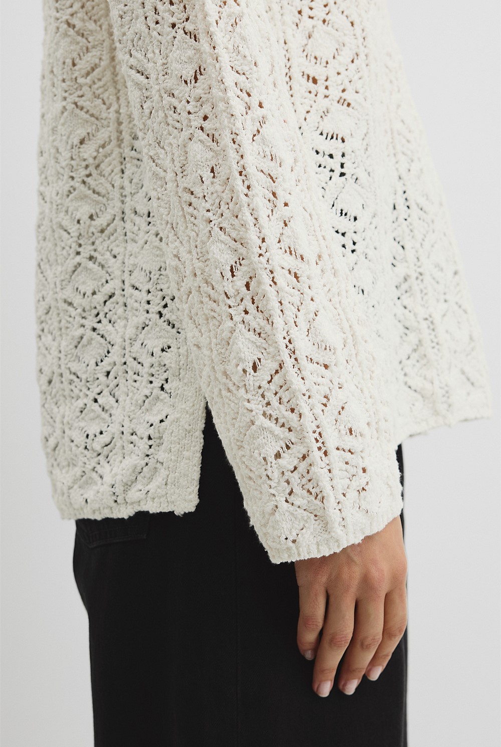 Boucle Lace Knit