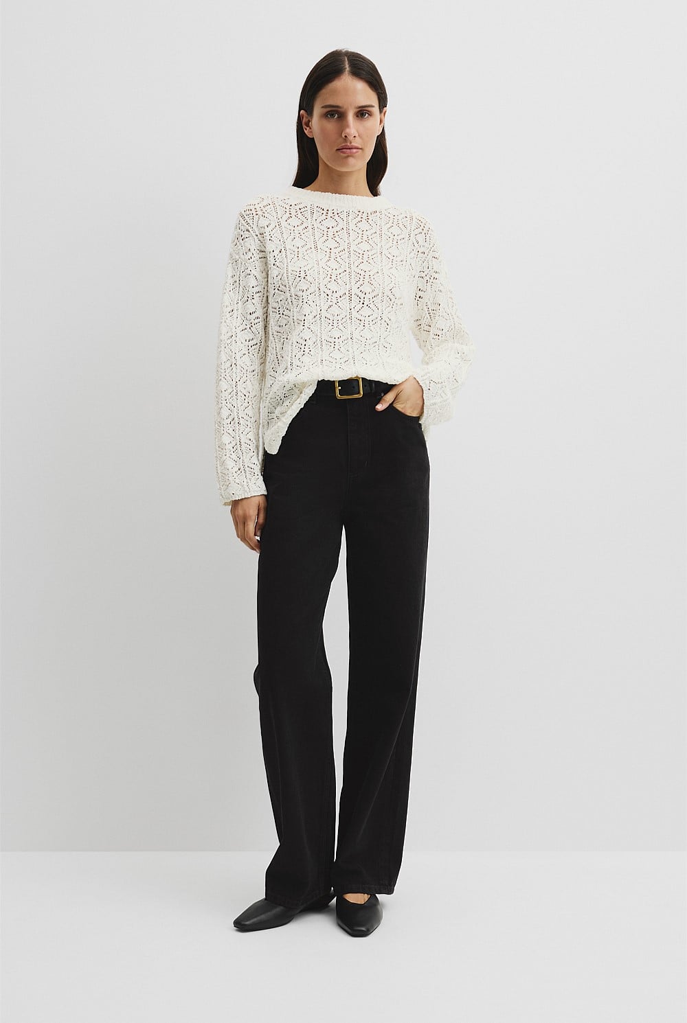 Boucle Lace Knit