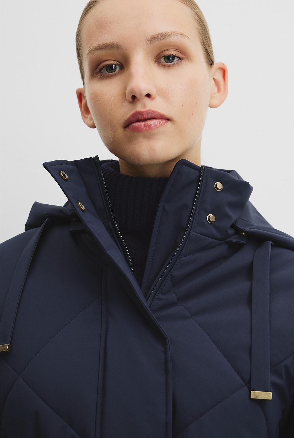 Longline Puffer Coat