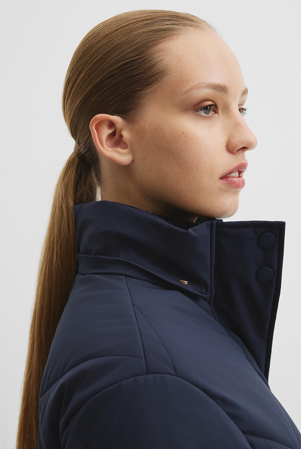 Longline Puffer Coat