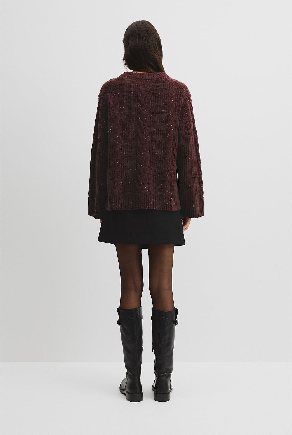 Longline Cable Knit