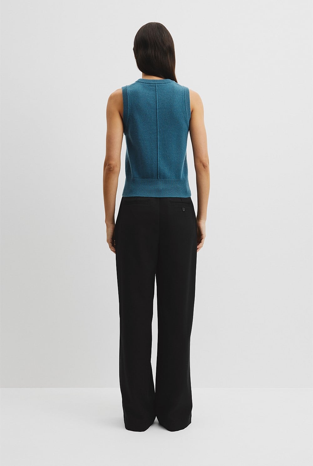 Cotton Cash Knit Vest