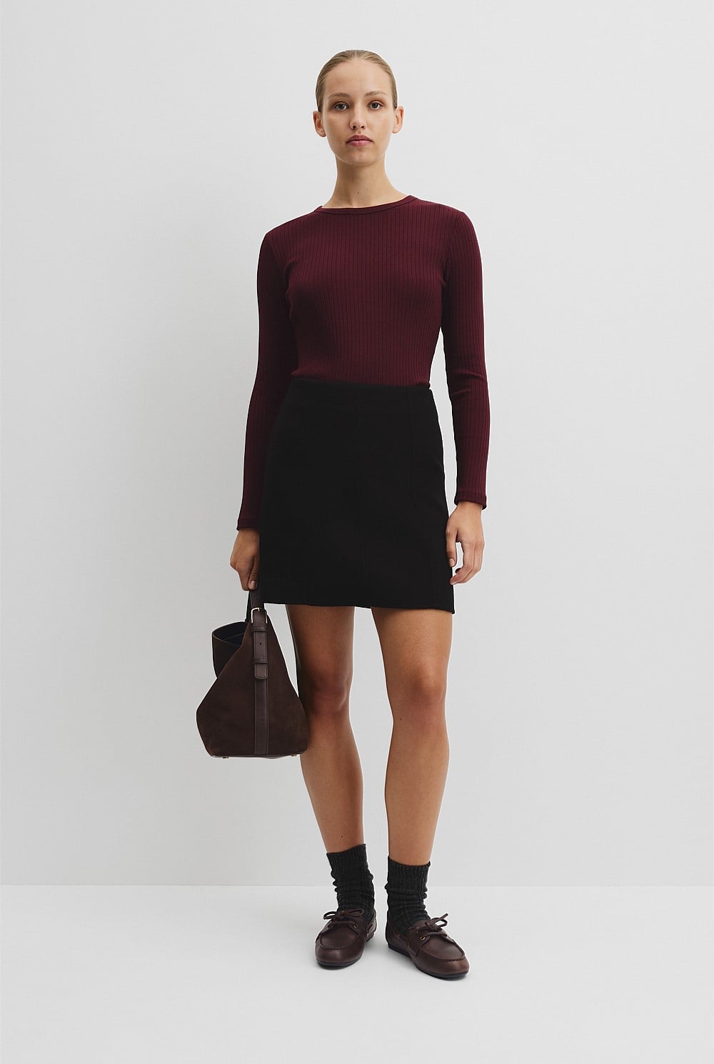 Long Sleeve Rib Top