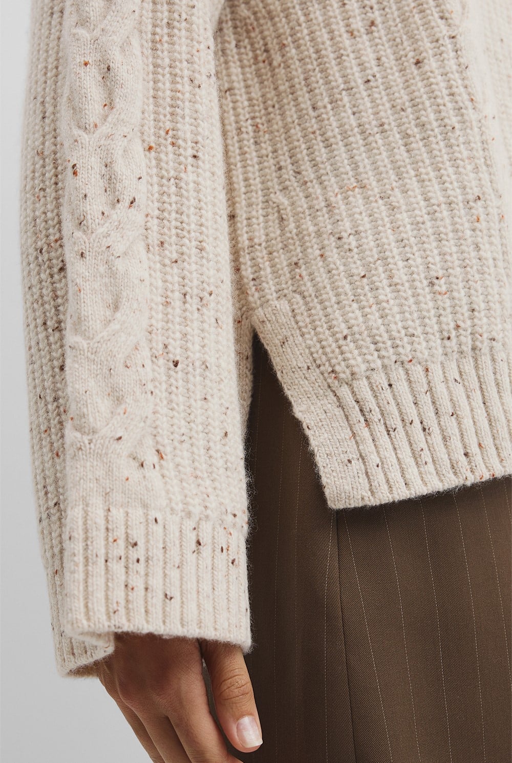 Longline Cable Knit