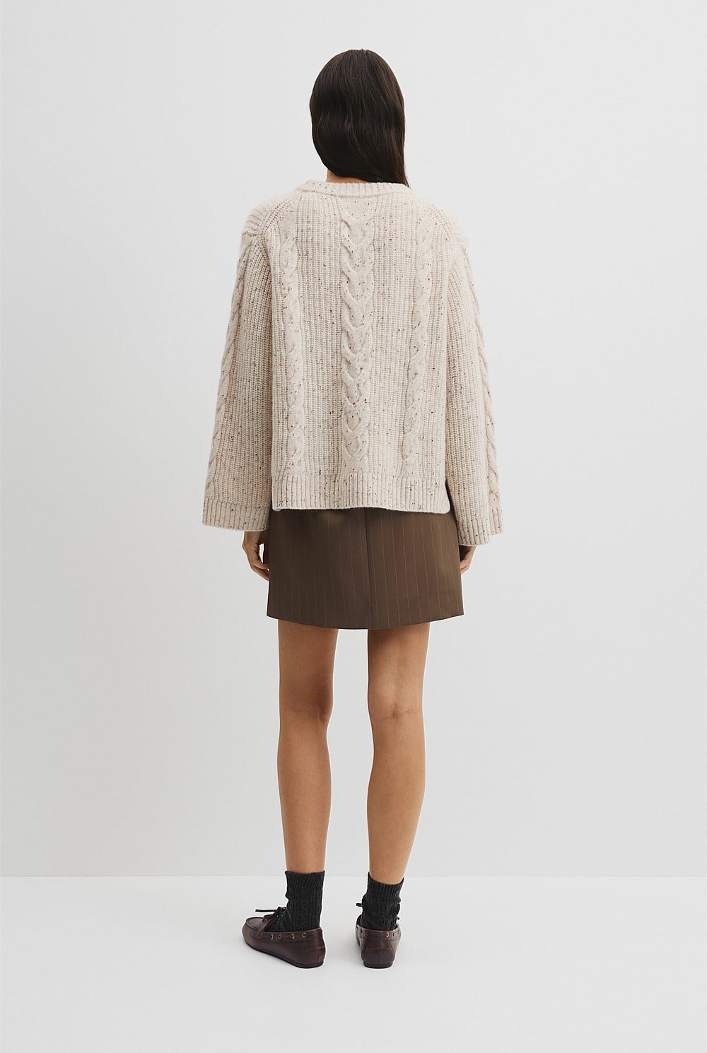 Longline Cable Knit