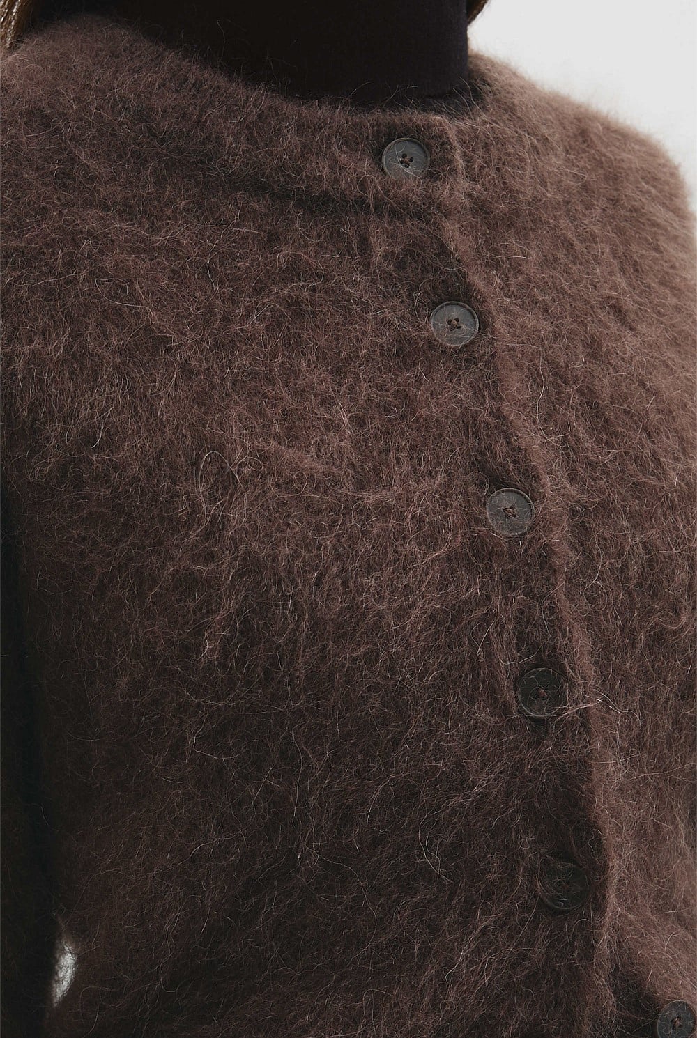 Long Sleeve Fluffy Cardigan