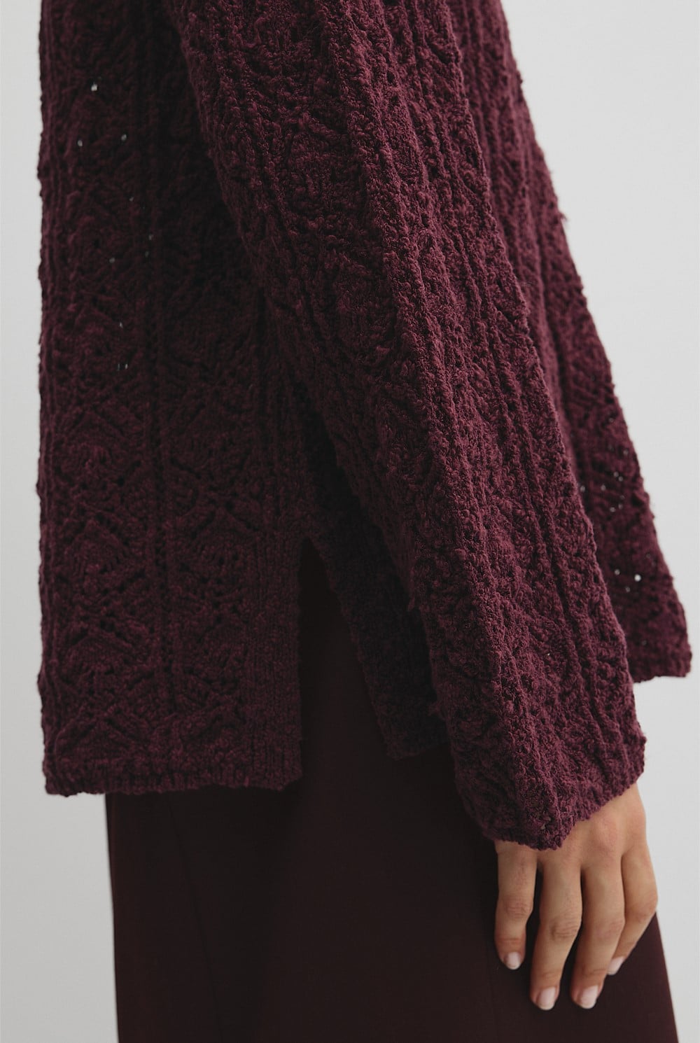 Boucle Lace Knit