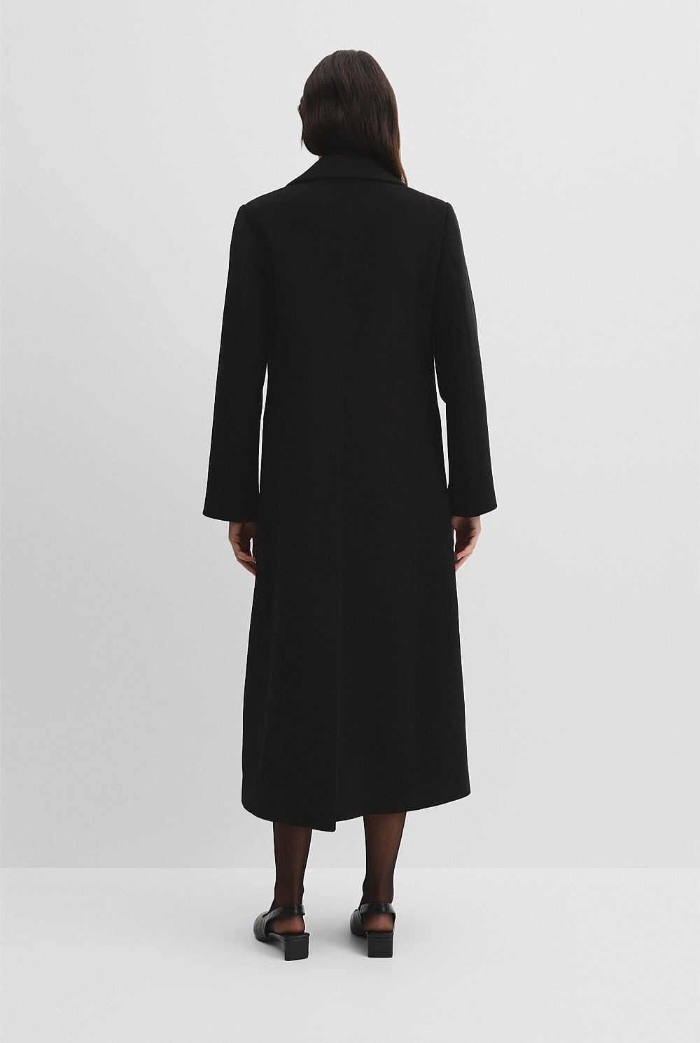 Wool Felt Long Coat