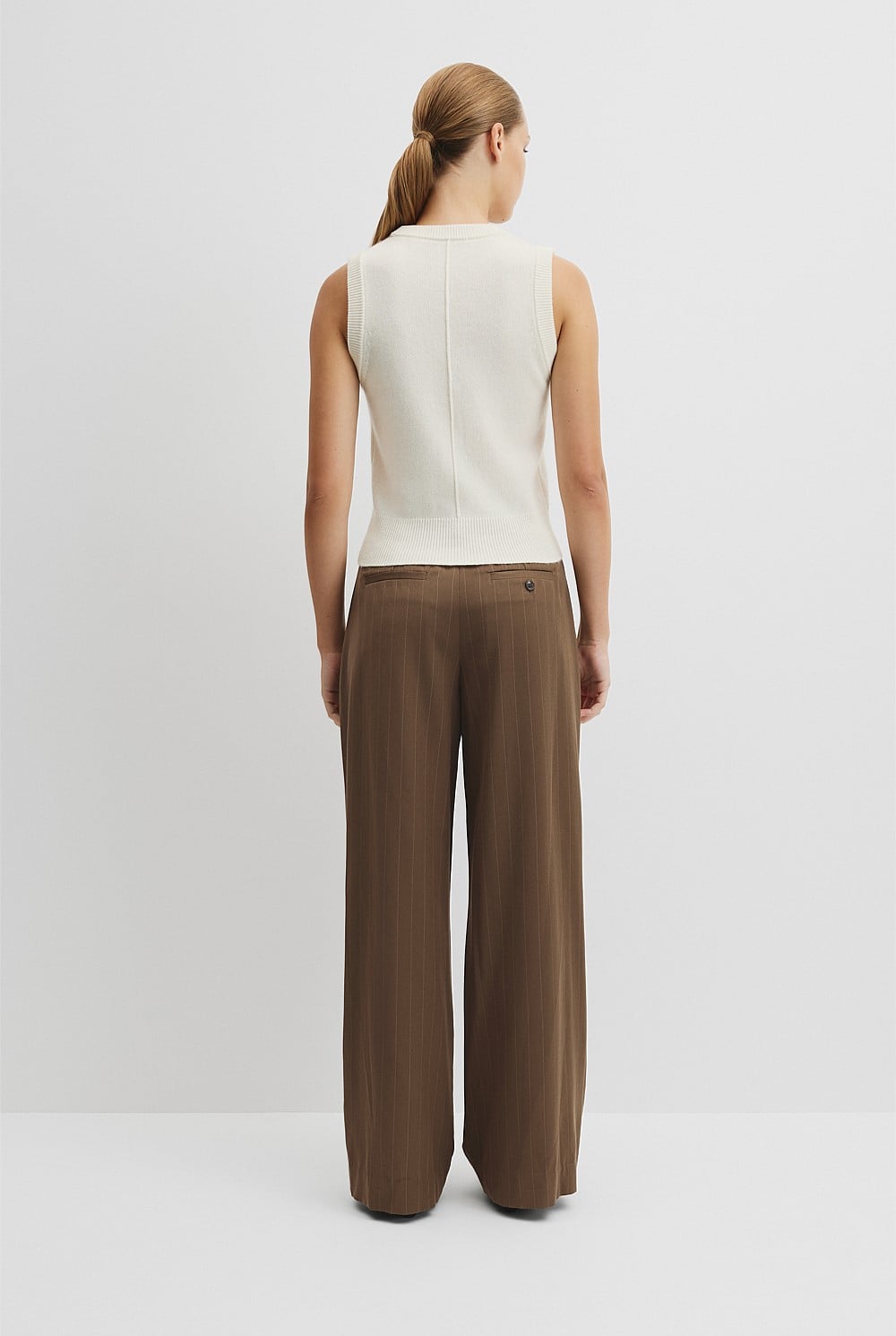 Cotton Cash Knit Vest