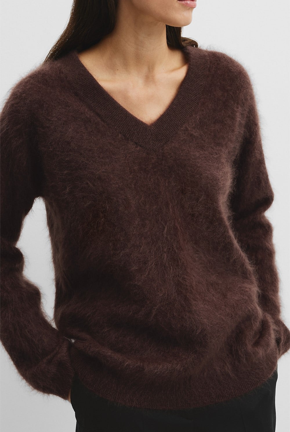 Cashmere V-Neck Knit