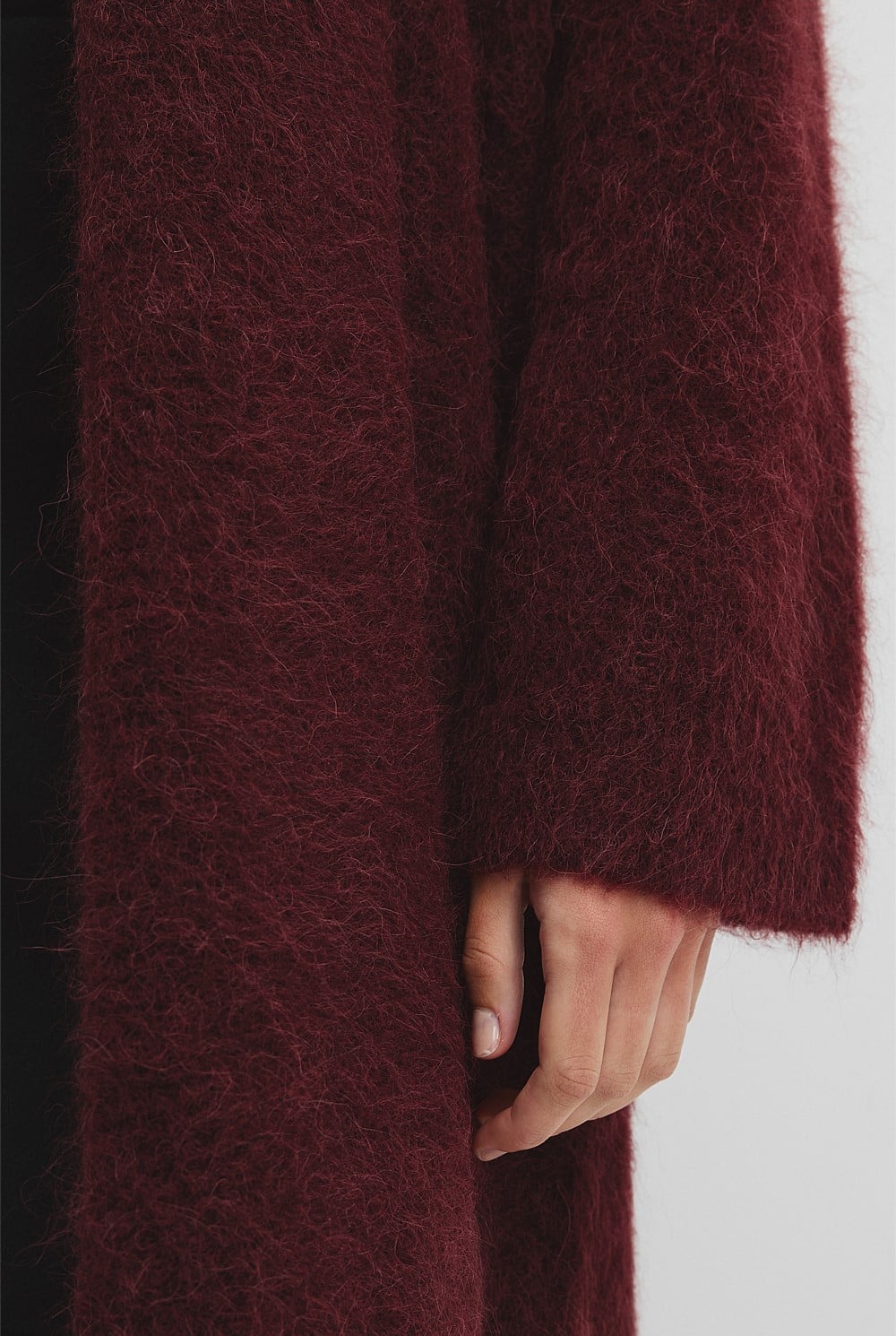 Fluffy Longline Cardigan