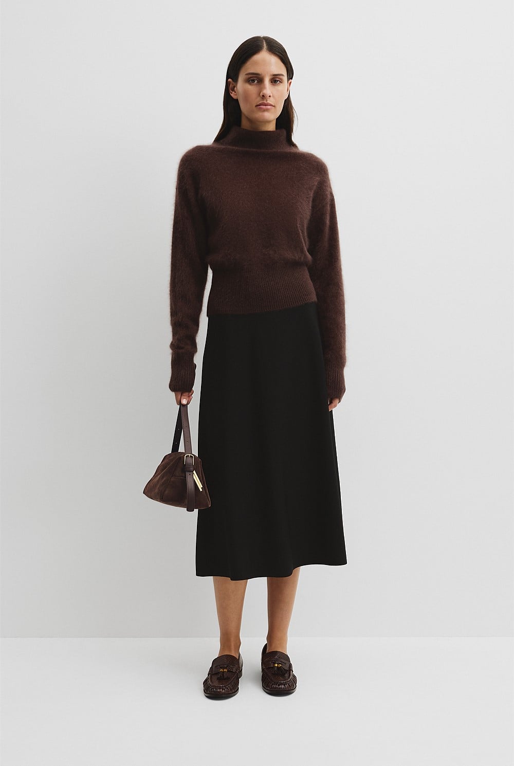 Cashmere Roll Neck Knit