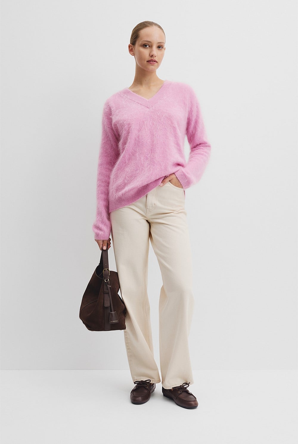 Cashmere V-Neck Knit