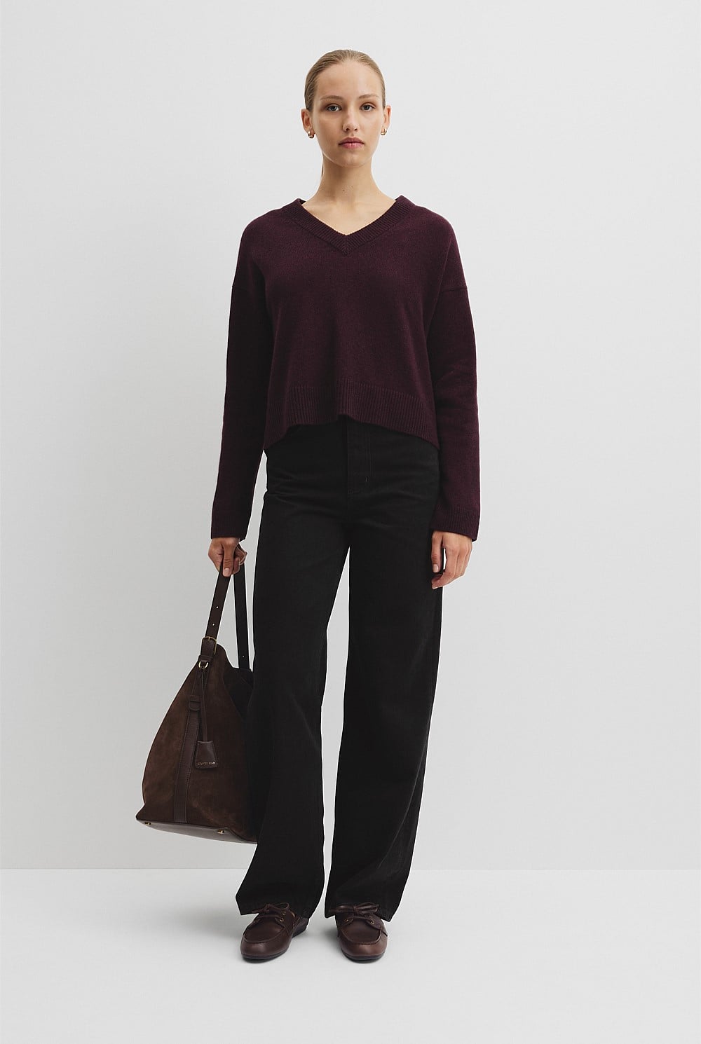 V-Neck Merino Knit