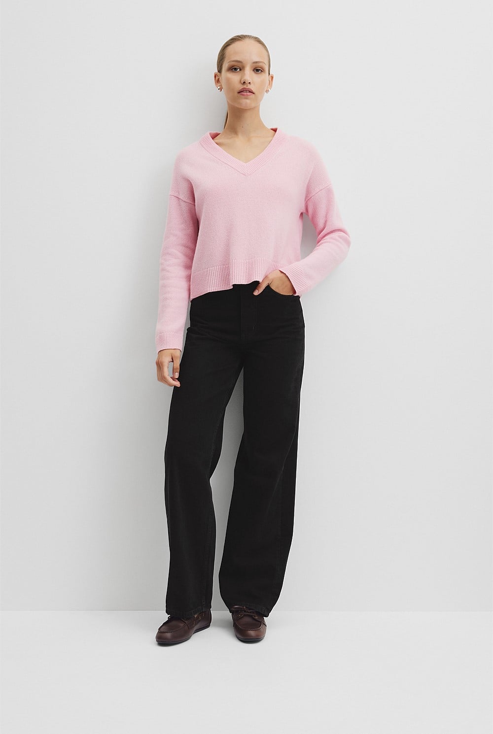 V-Neck Merino Knit