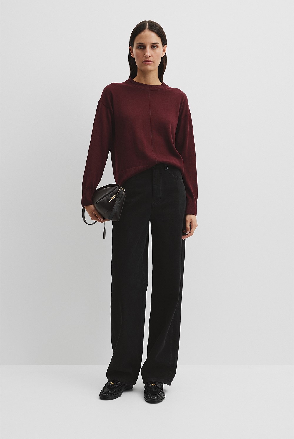 Lightweight Merino Crew Neck Knit