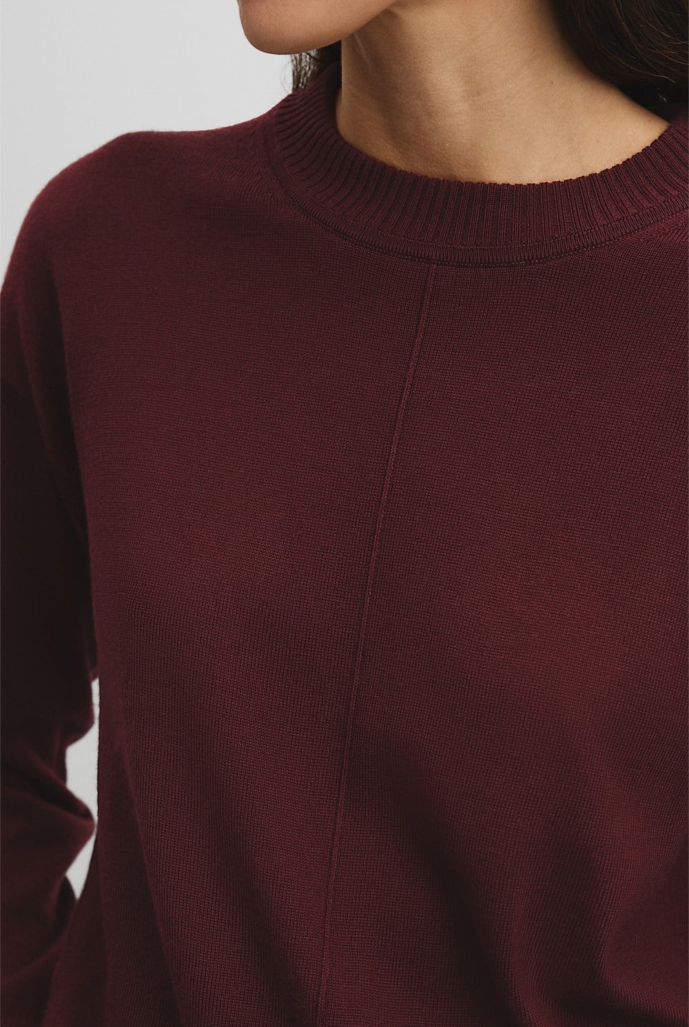 Lightweight Merino Crew Neck Knit