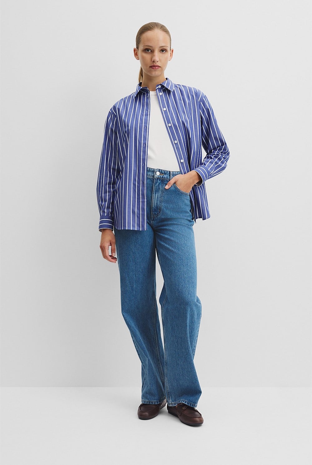 Australian Cotton Classic Stripe Shirt