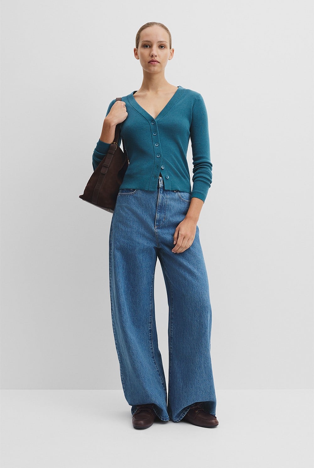 Wool Silk Cardigan