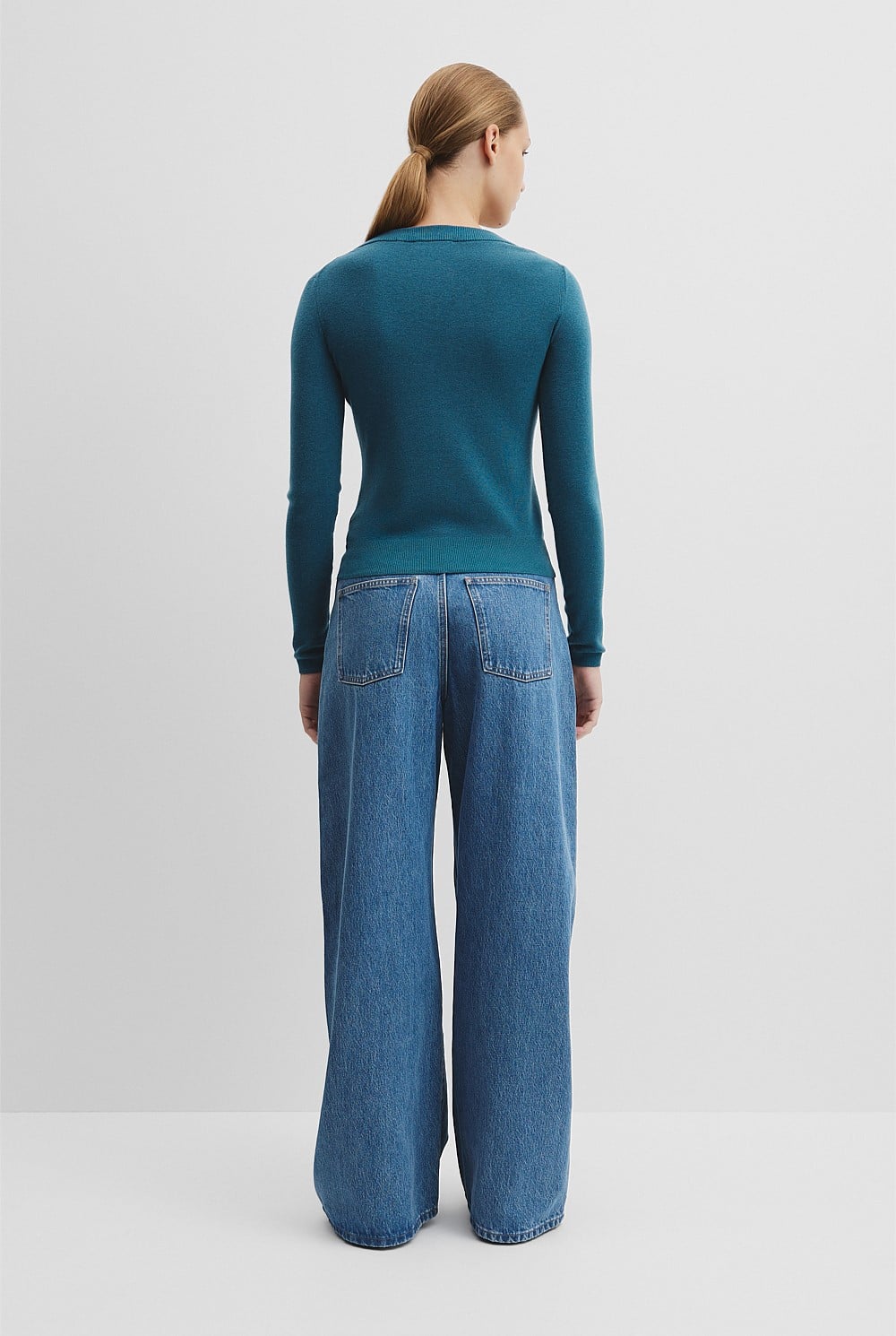 Wool Silk Cardigan