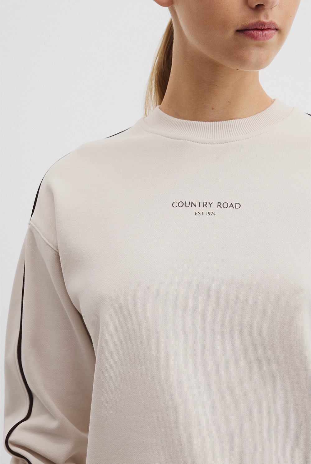 Tipped Crew Neck Sweat