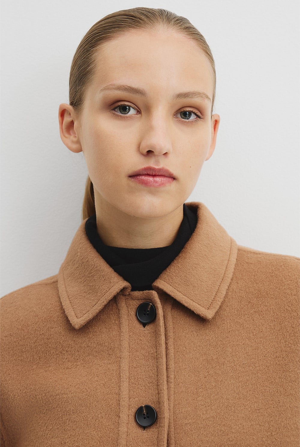 Wool Blend Lightweight Jacket