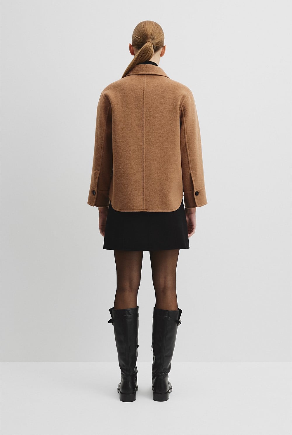 Wool Blend Lightweight Jacket