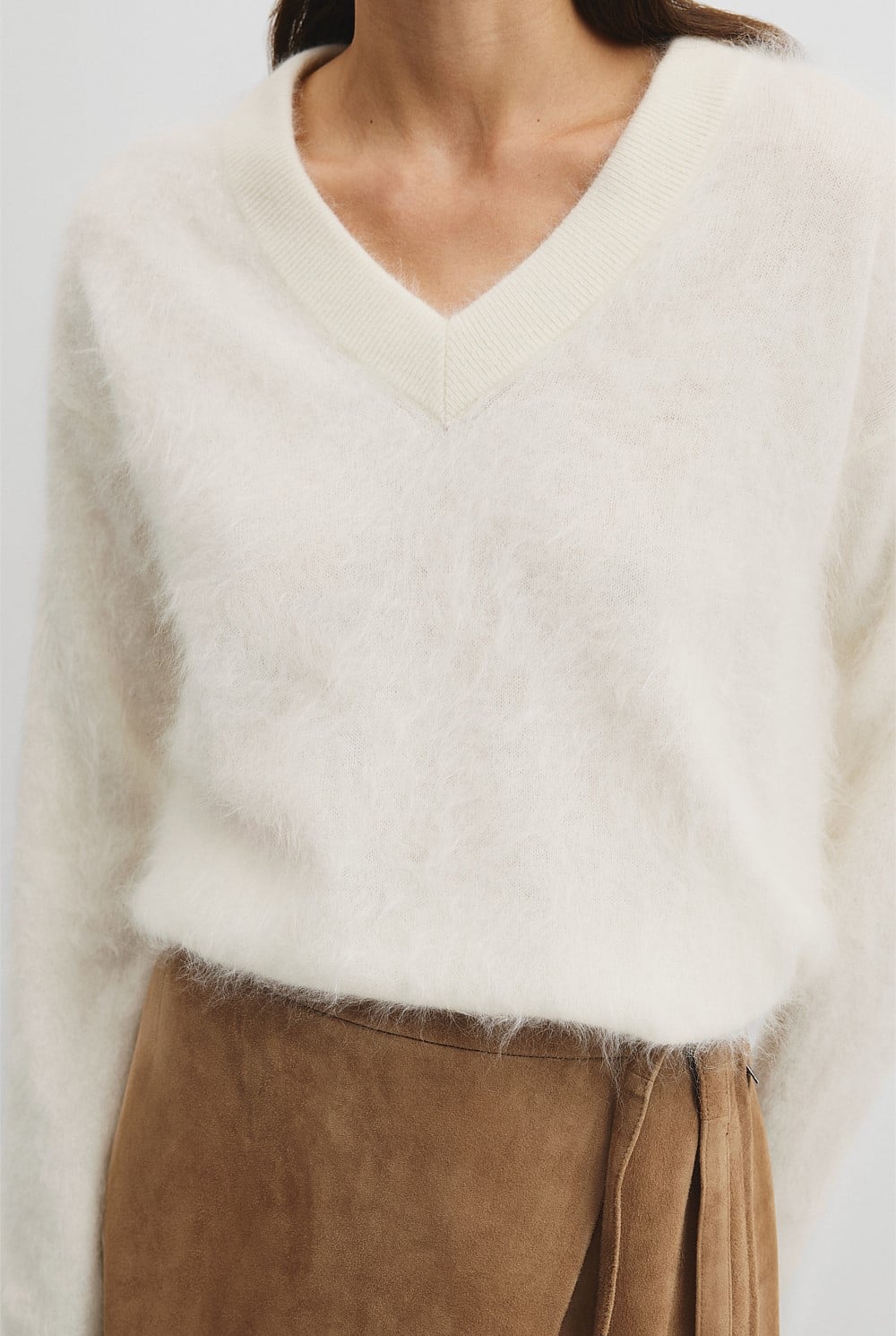 Cashmere V-Neck Knit