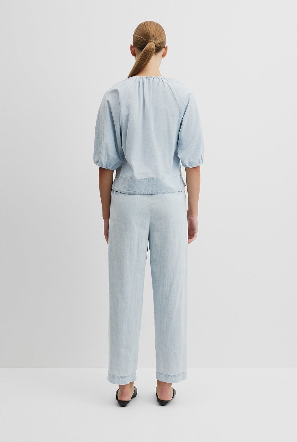 Gathered Cotton Top