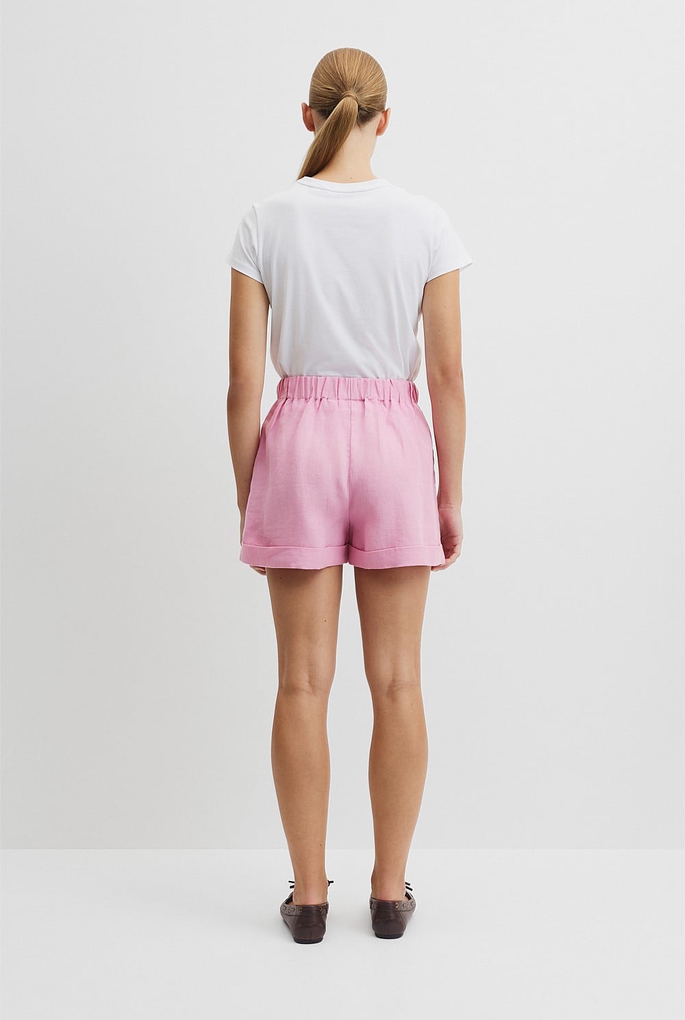 Cuff Linen Short