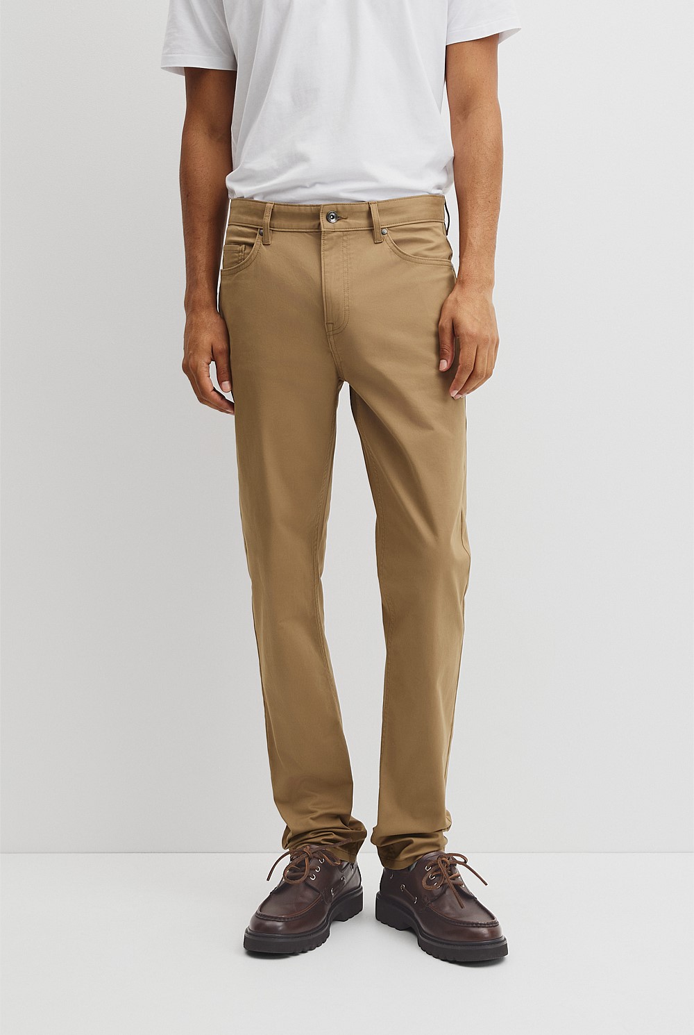 Australian Cotton Tapered Five Pocket Pant