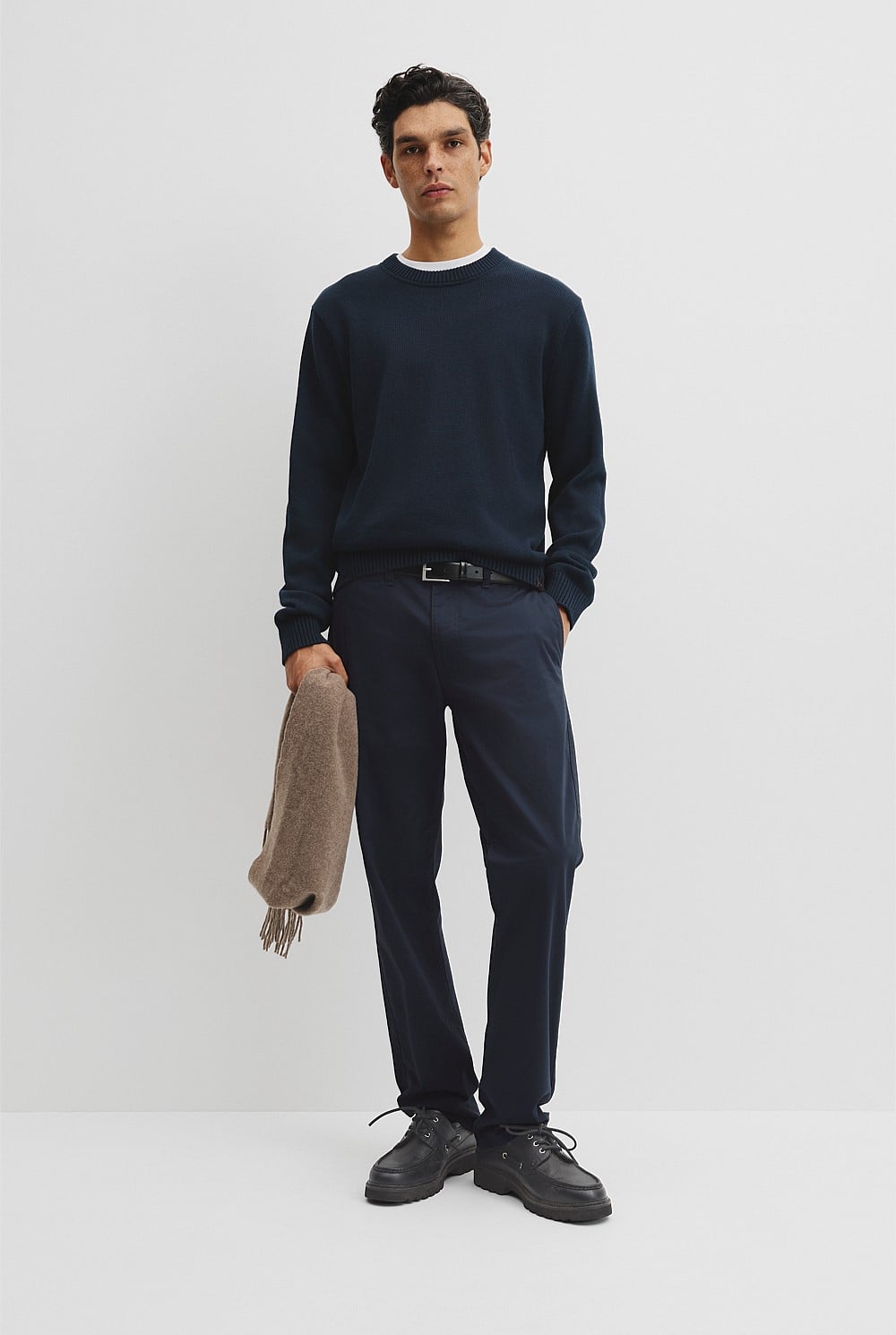 Australian Good Earth Cotton Crew Neck Knit