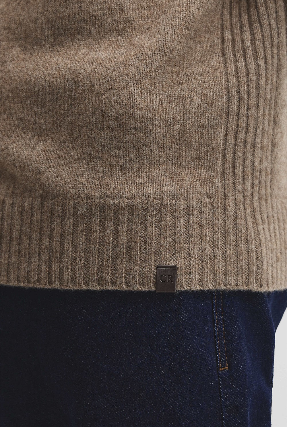 Merino Wool Yak Crew Neck Knit