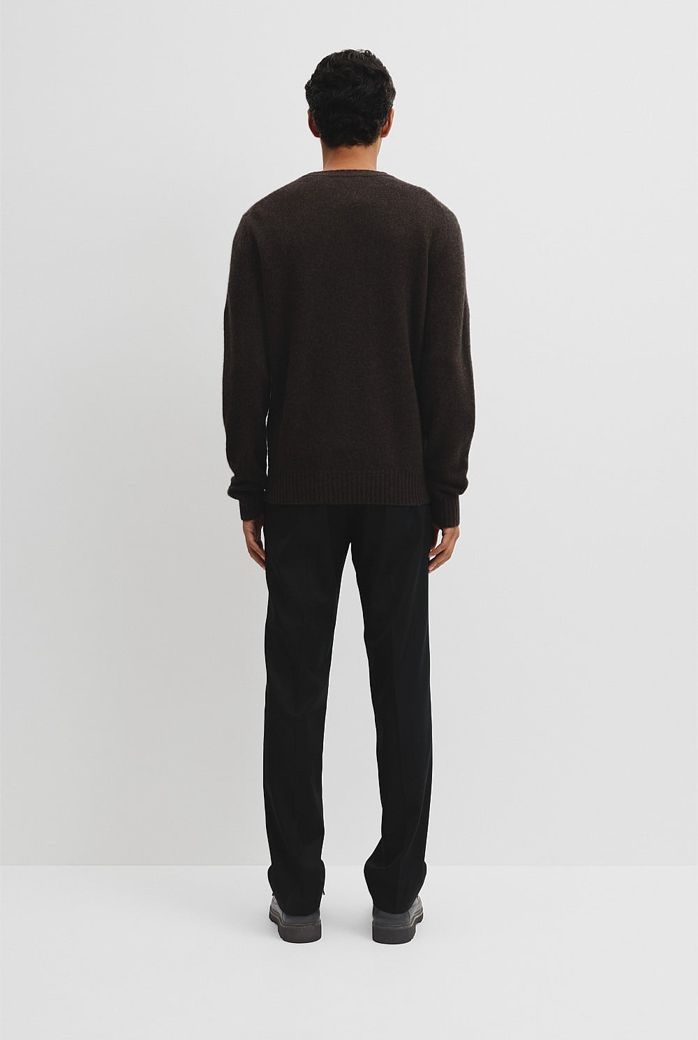 Merino Wool Yak Crew Neck Knit