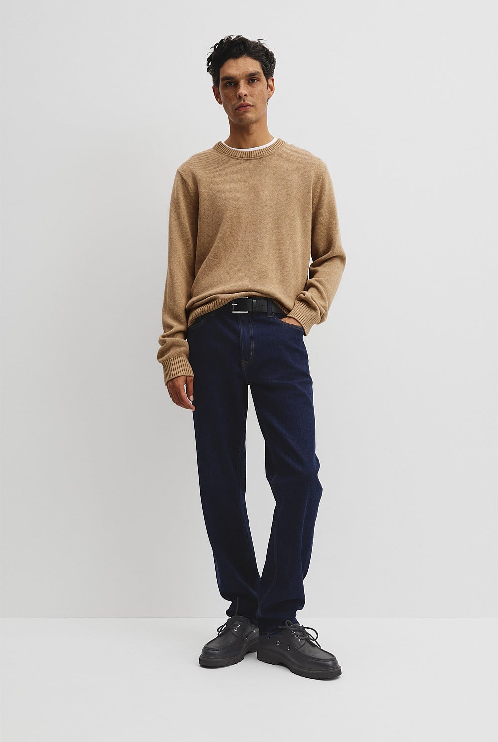Australian Good Earth Cotton Crew Neck Knit