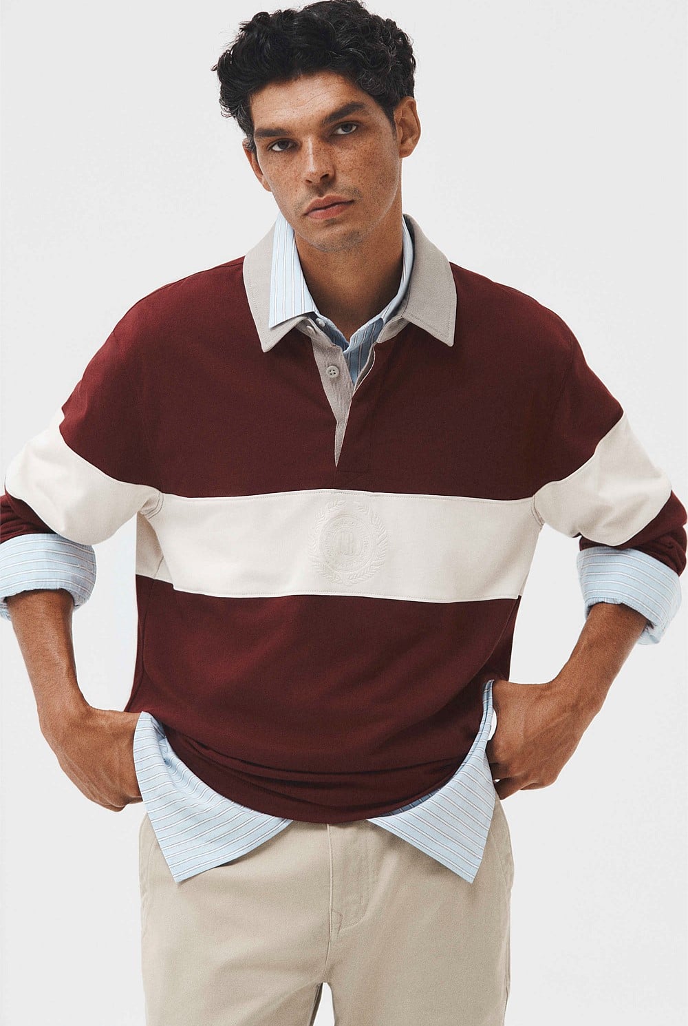 Australian Cotton Panel Rugby Polo