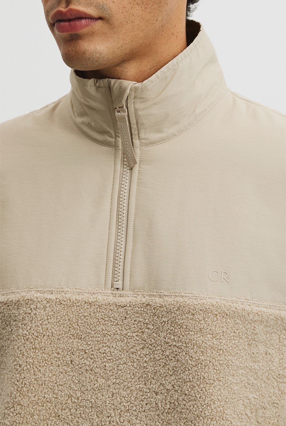 Sherpa Half Zip Sweat