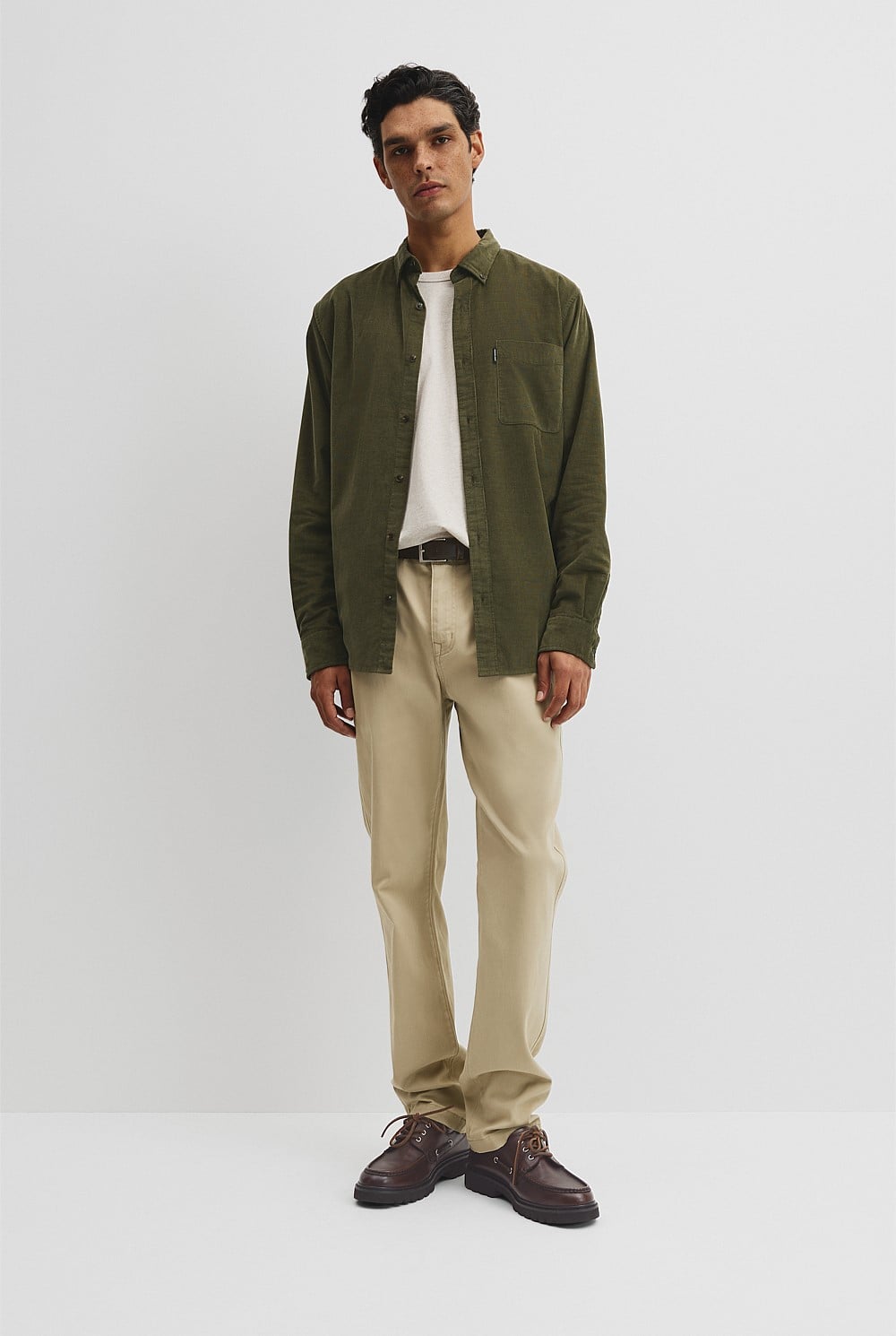 Regular Fit Corduroy Shirt