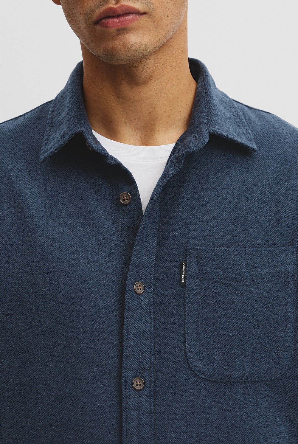 Regular Fit Brushed Cotton Shirt