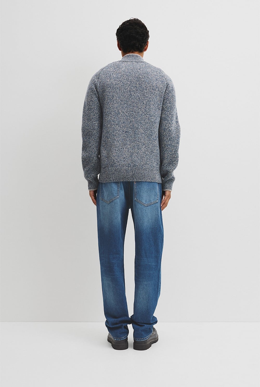 Twisted Half Zip Knit