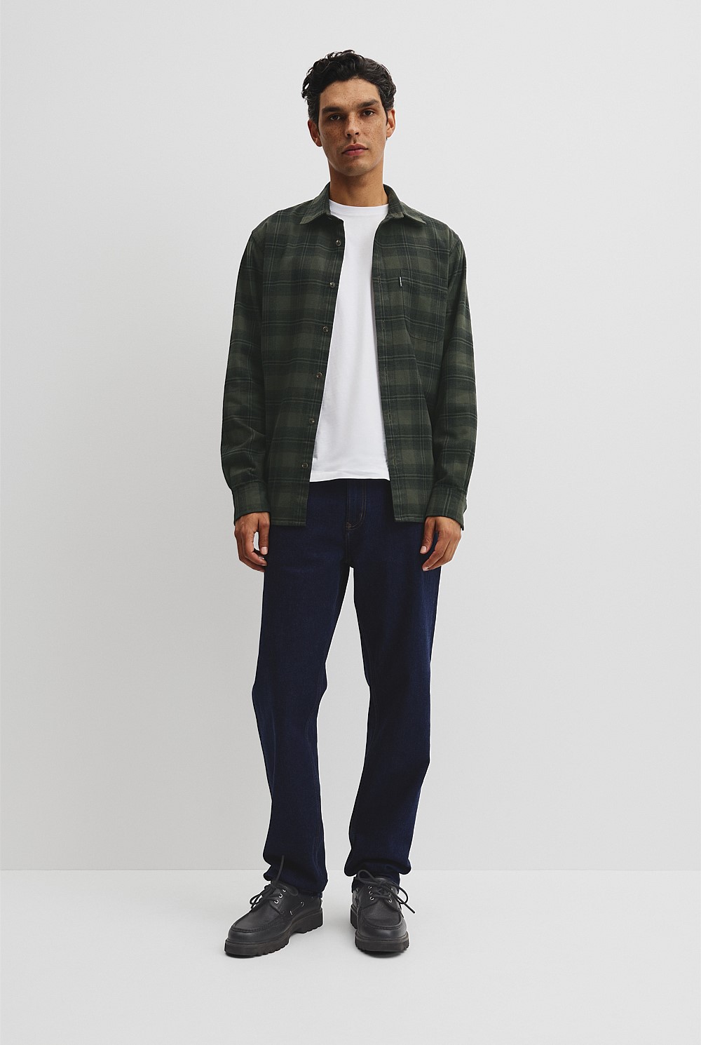 Regular Fit Flannel Check Shirt