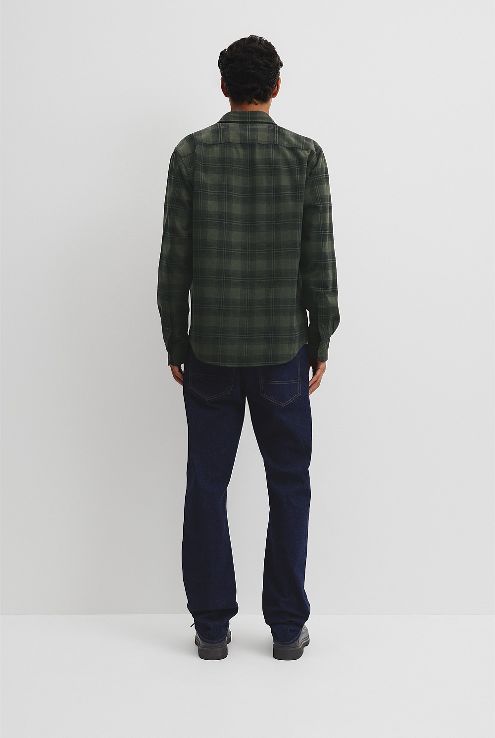 Regular Fit Flannel Check Shirt