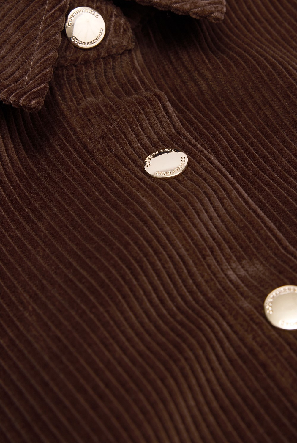 Organically Grown Cotton Cord Button Through Dress